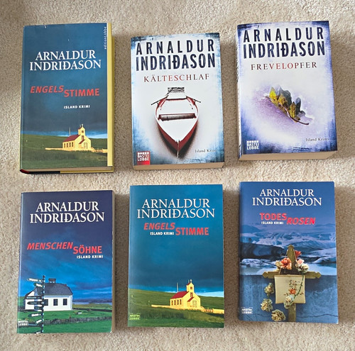 Arnaldur indridason krimi - indridason, 6x