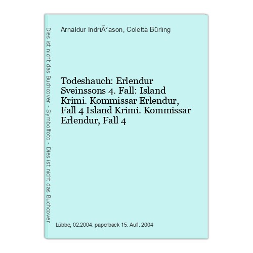 Todeshauch erlendur - todeshauch:,